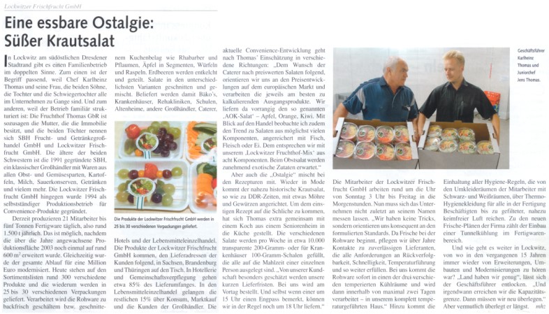 Fruchthandel Artikel 33 / 2006